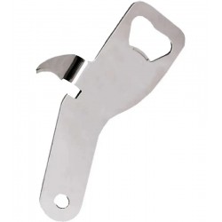 Abridor De Latas E Garrafas 14,5x5x2,5cm Em Inox